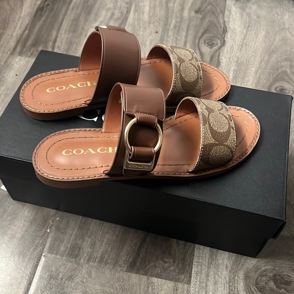 Coach sandals